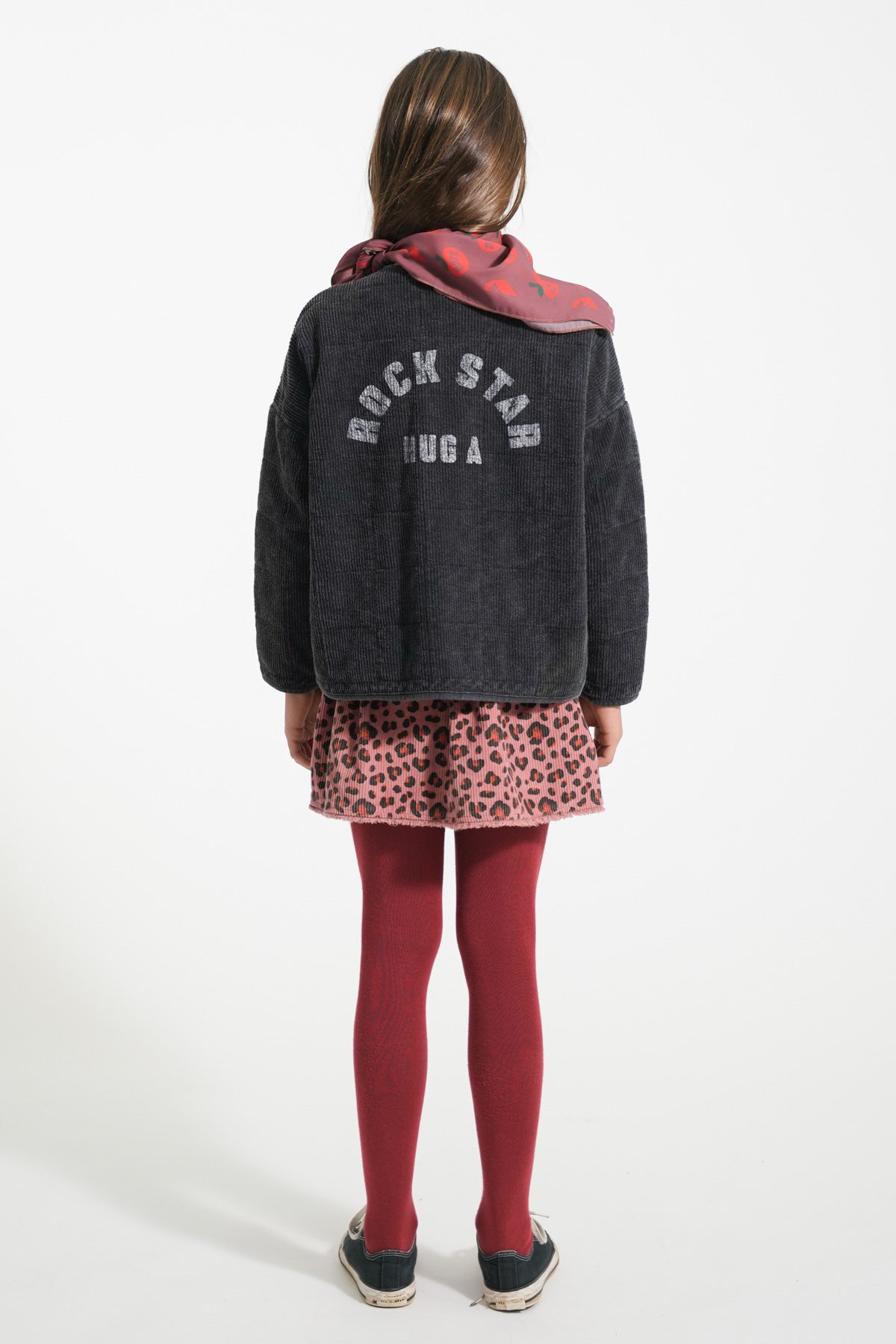 Piupiuchick - short skirt - pink with animal print