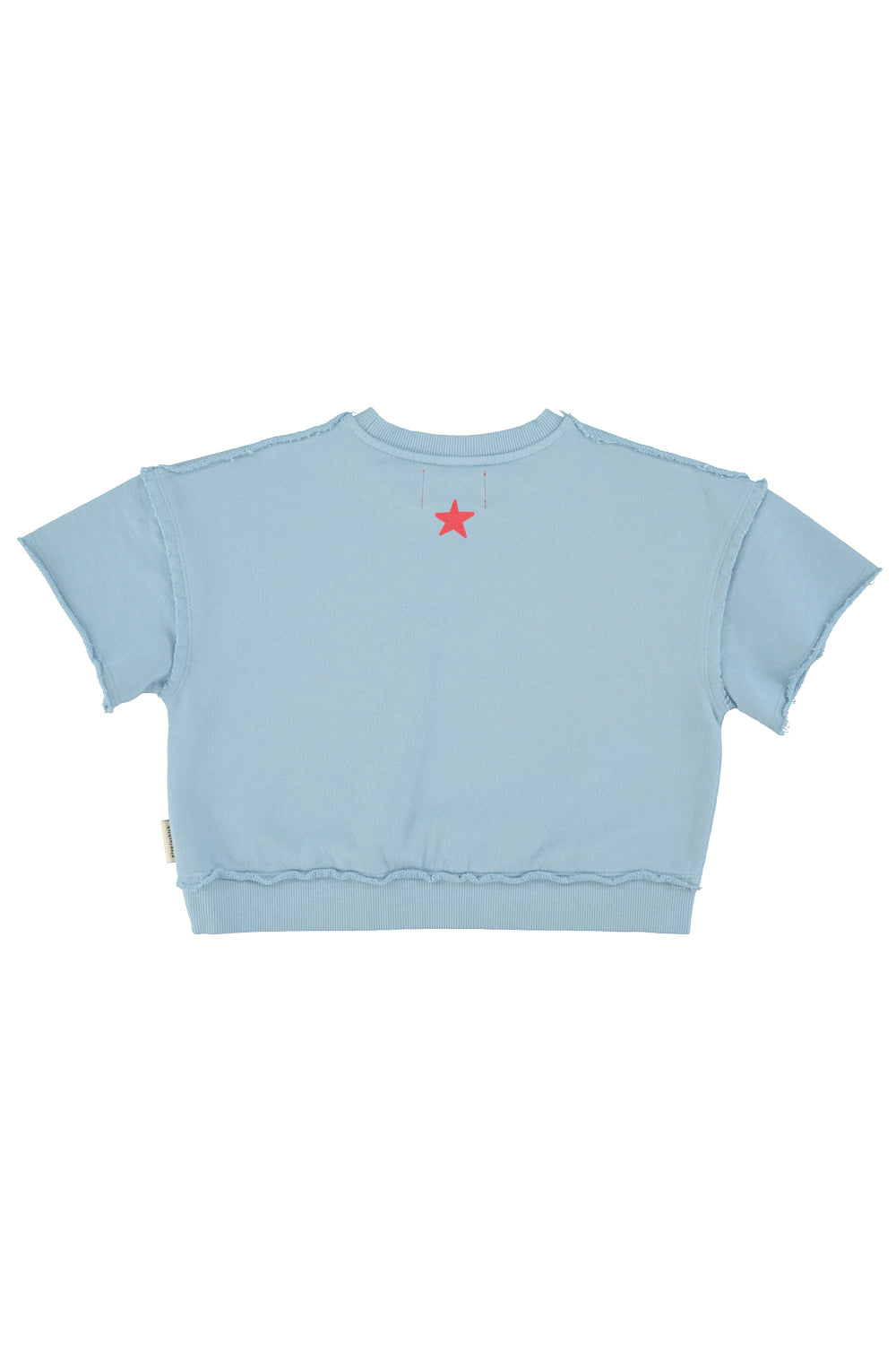 Piupiuchick - short sleeve sweatshirt - blue with A print