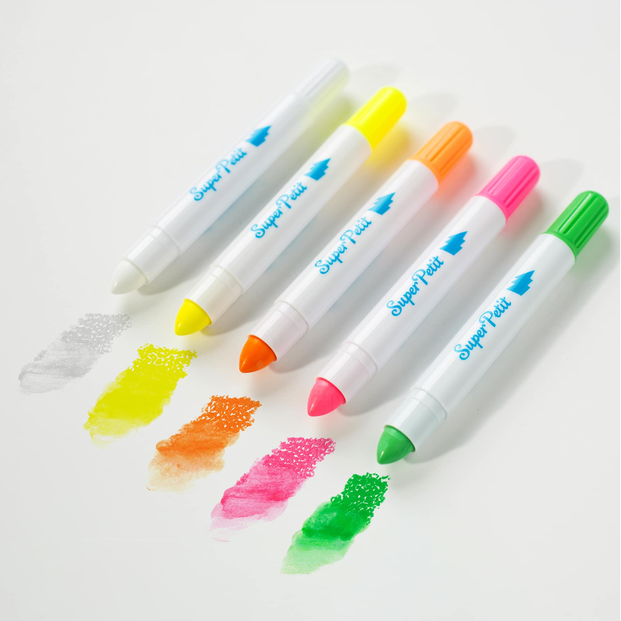 SuperPetit - neon soft wax crayons