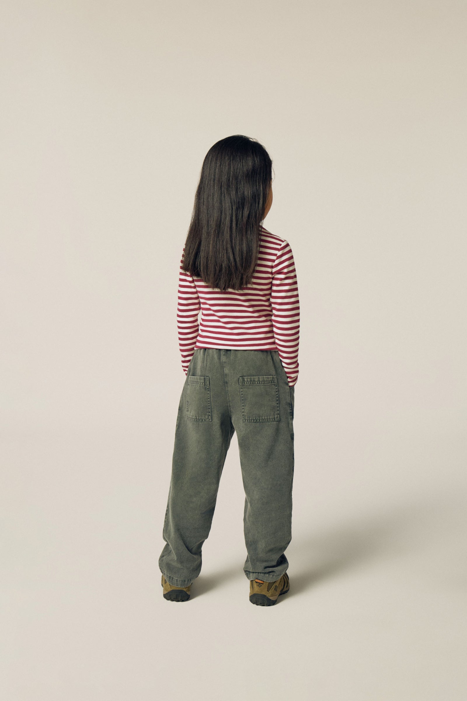 The Campamento - burgundy stripes turtle neck