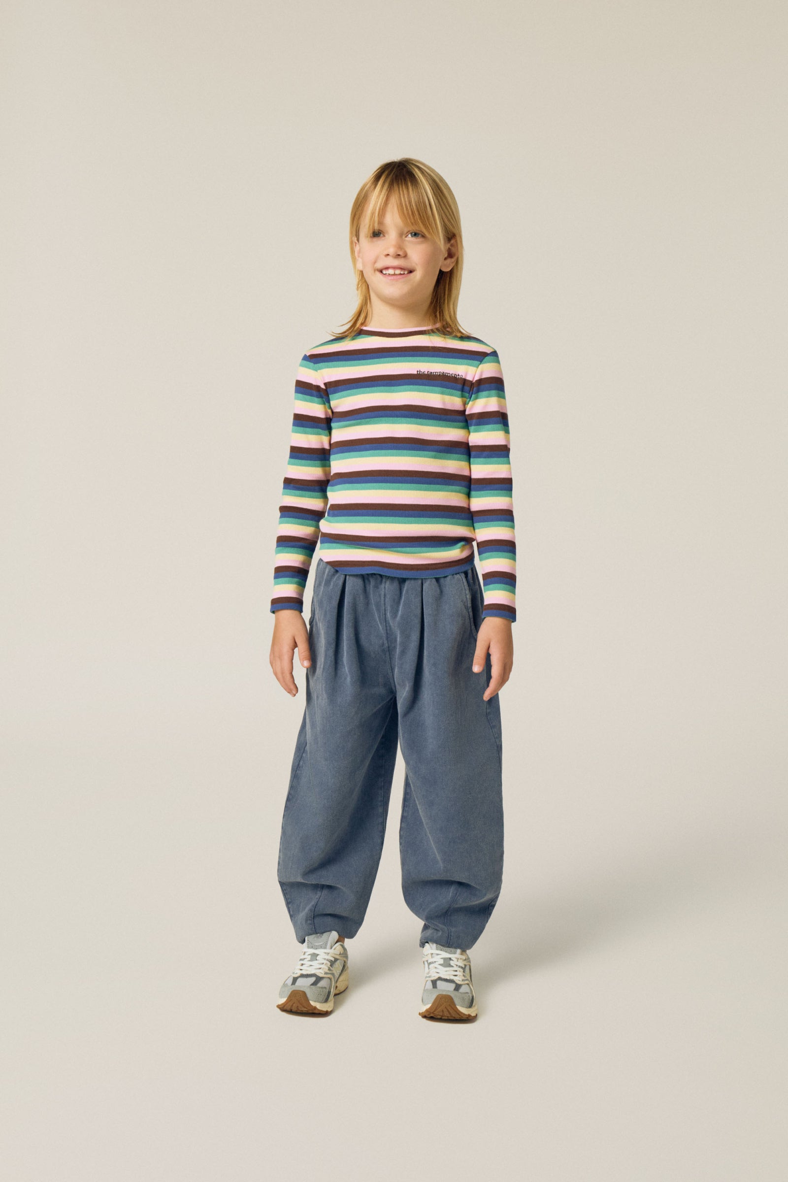The Campamento - multicolor stripes tshirt