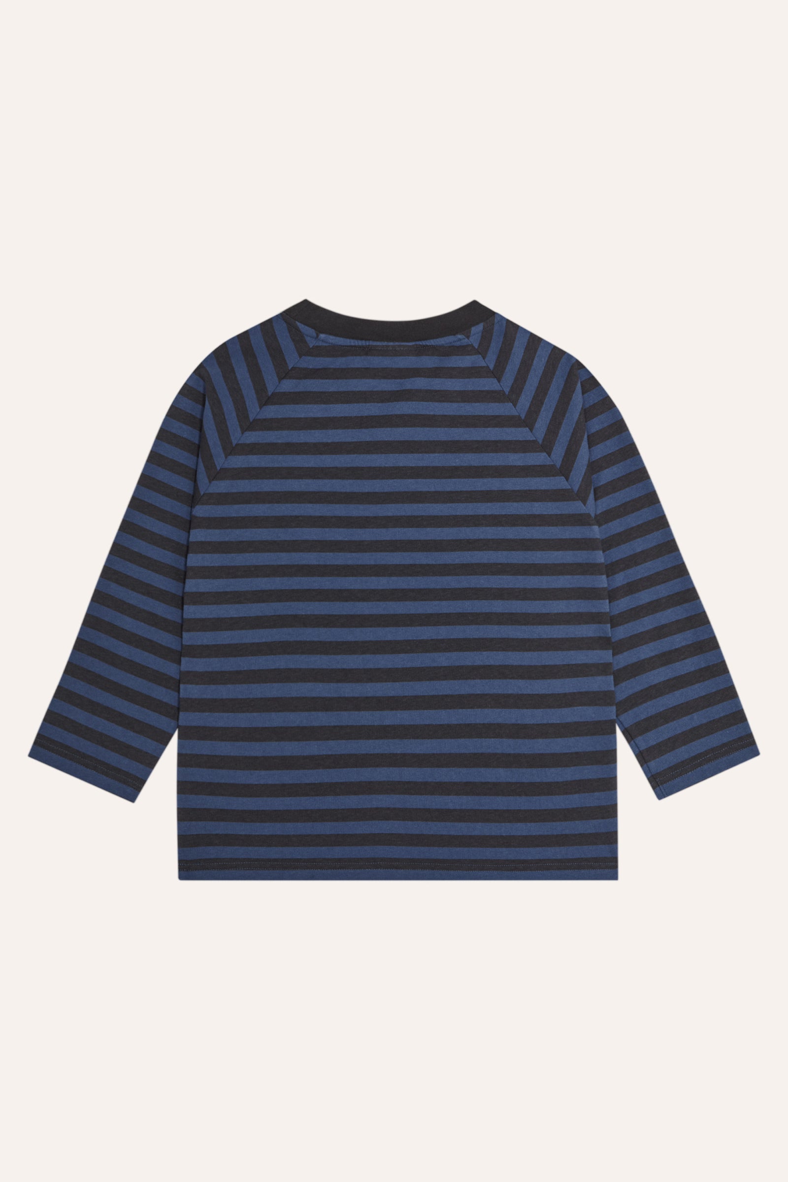 The Campamento - blue and grey stripes tshirt