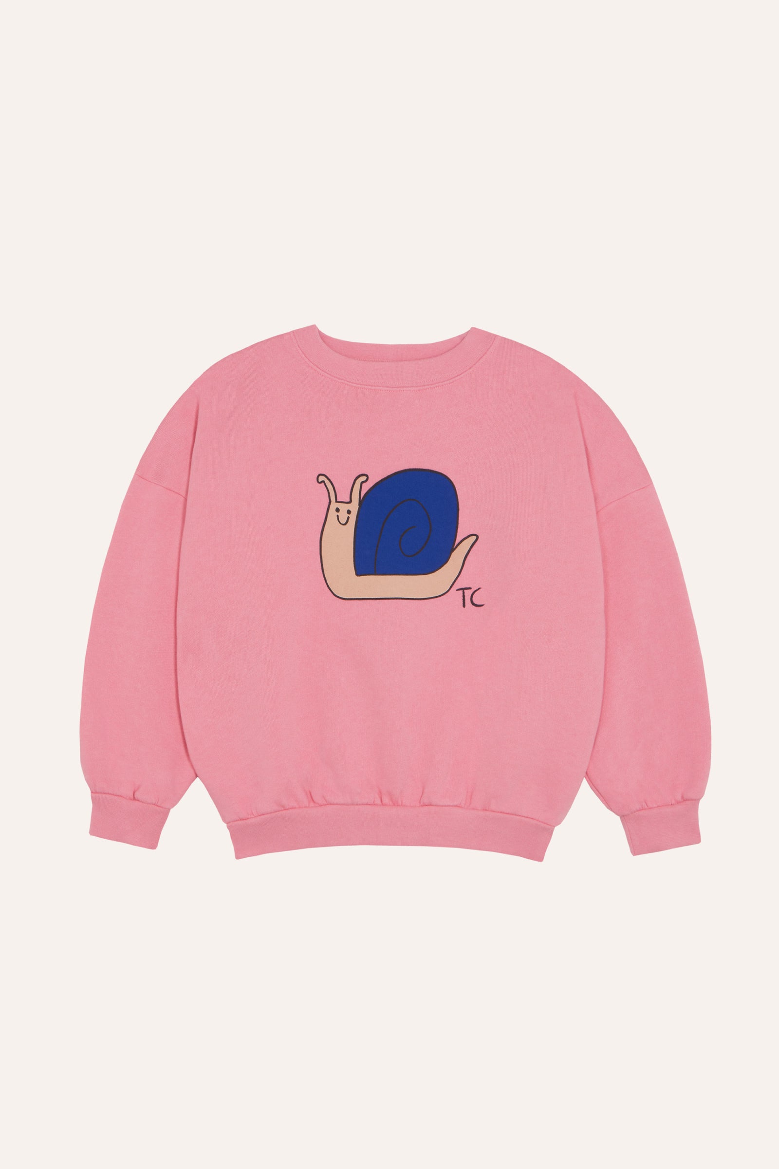 The Campamento - snail pink sweatshirt