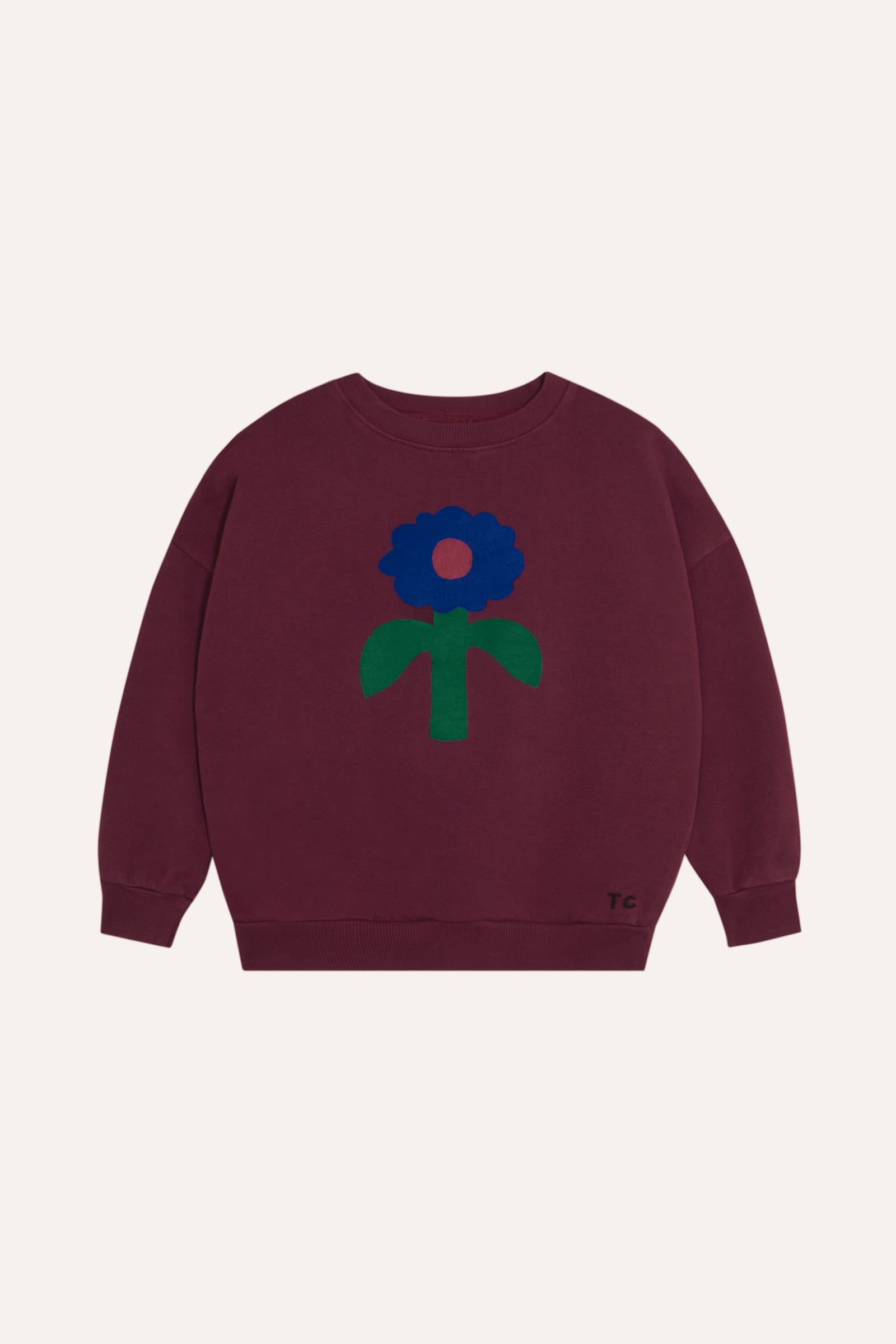 The Campamento - big blue daisy sweatshirt