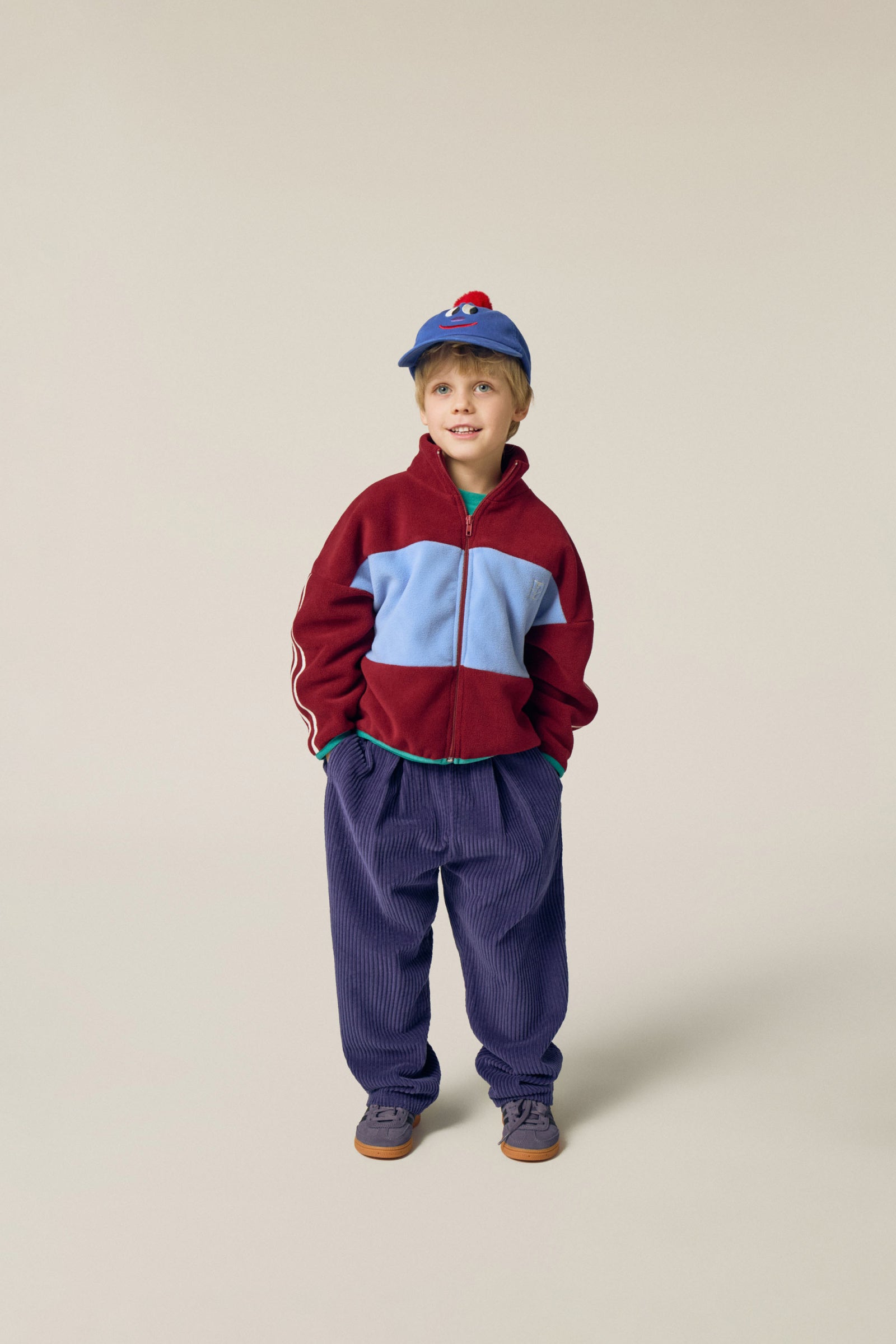 The Campamento - blue corduroy trousers
