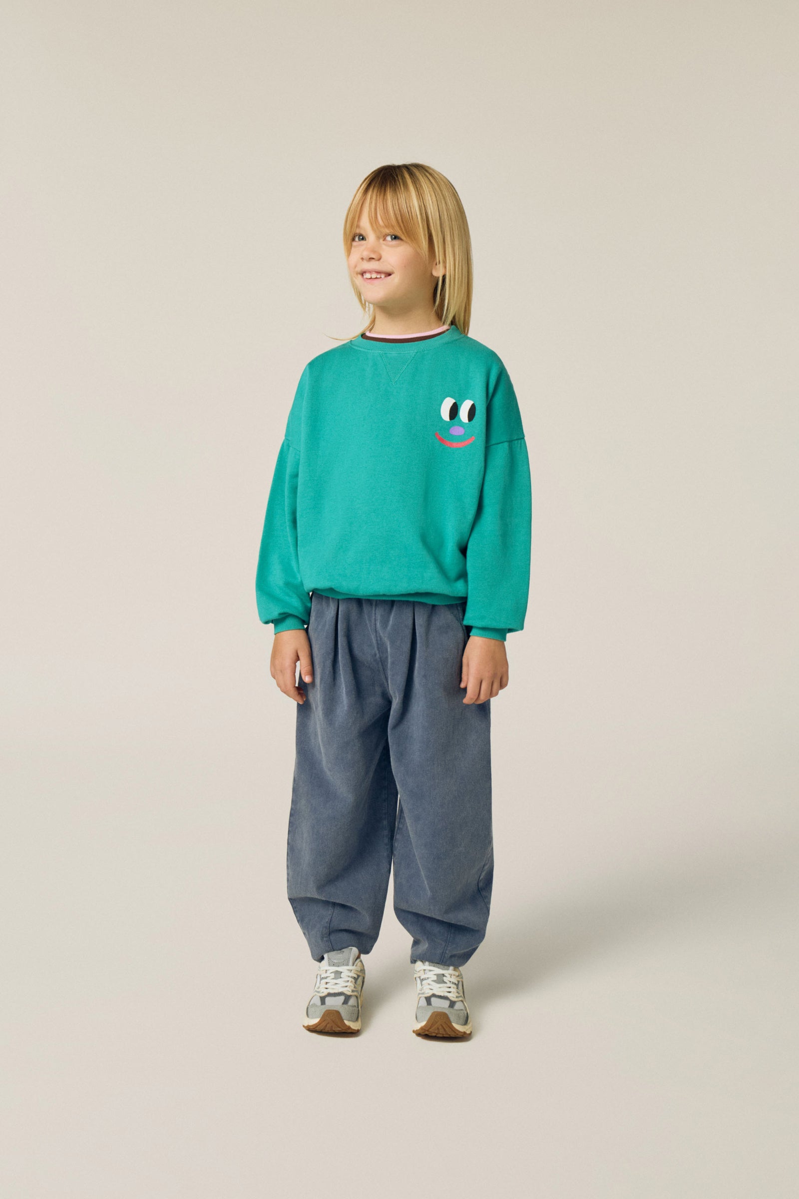 The Campamento - blue washed trousers - blue