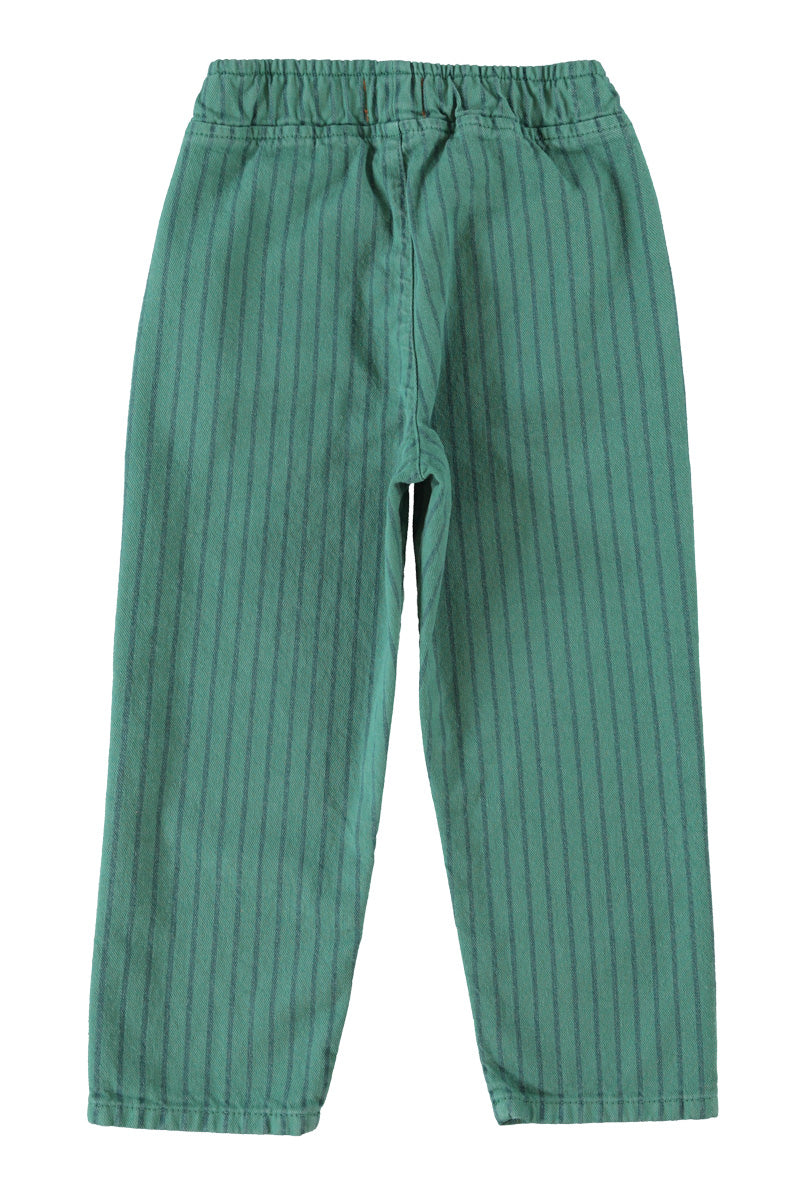 Piupiuchick - trousers - green with black stripes