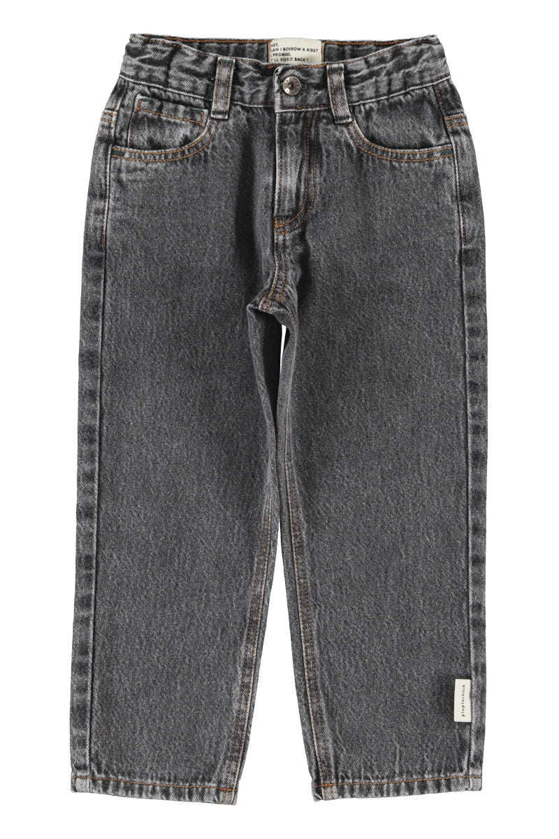 Piupiuchick - unisex trousers - grey denim