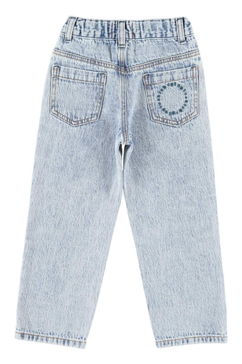Piupiuchick - unisex trousers - light blue denim