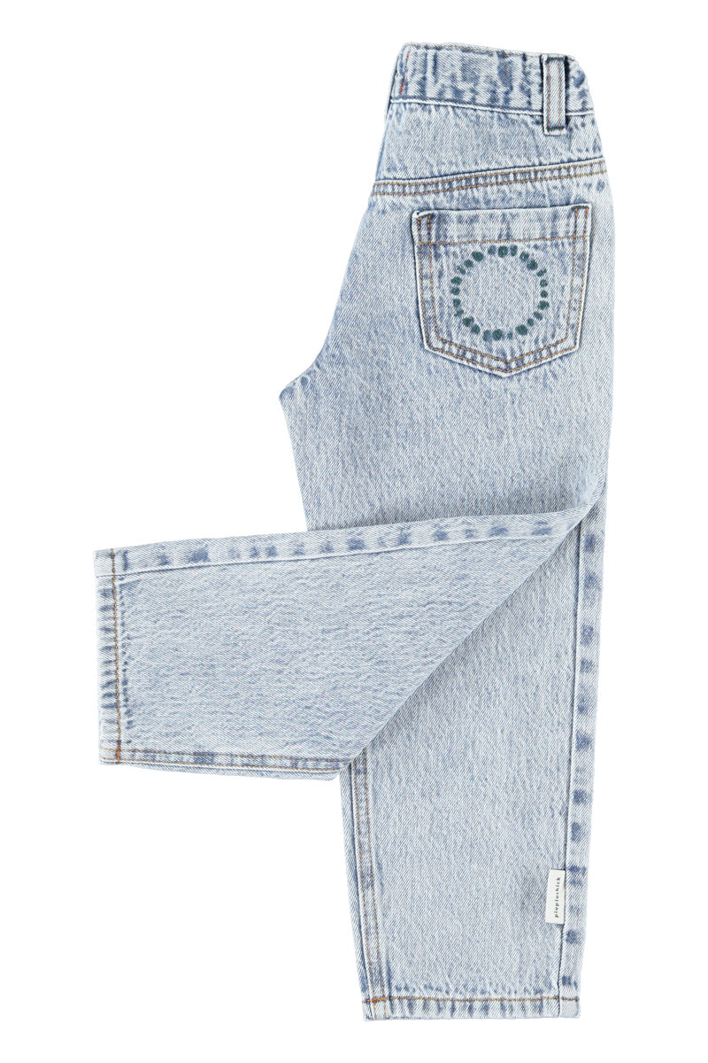 Piupiuchick - unisex trousers - light blue denim