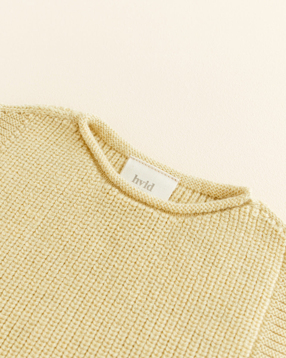 Hvid - harvey vest - light yellow