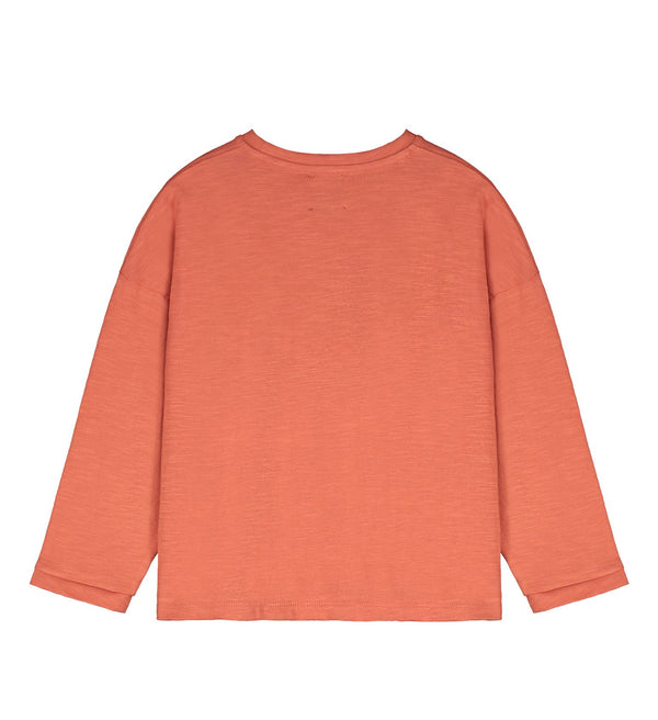 Letter to the World - peanut tee - tangerine