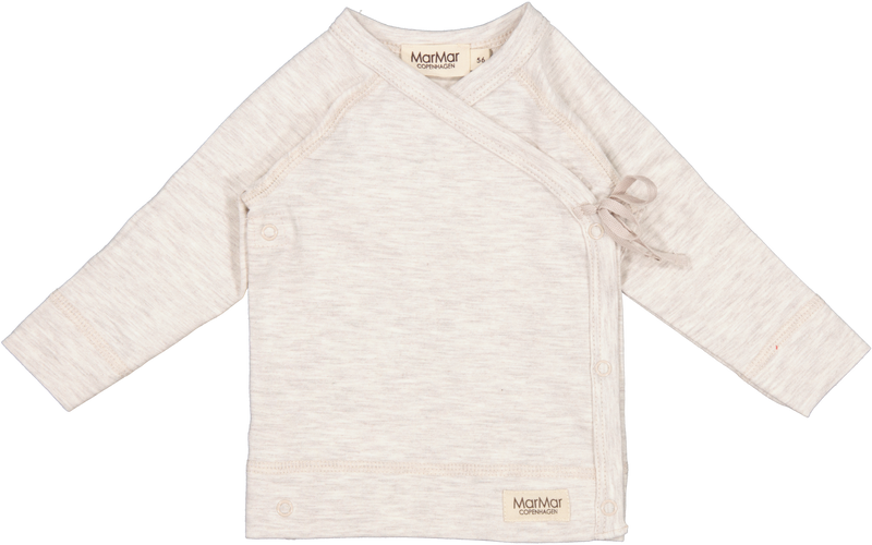 MarMar - t-shirt - tut wrap beige melange