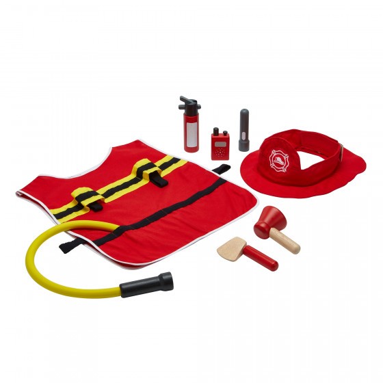 PlanToys speelgoed set brandweer