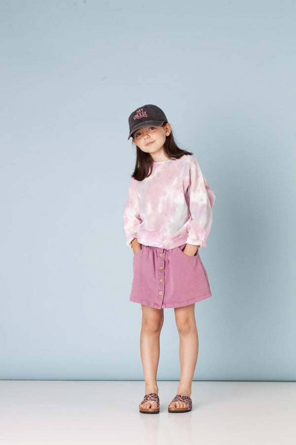 Tocoto Vintage - denim skirt - pink