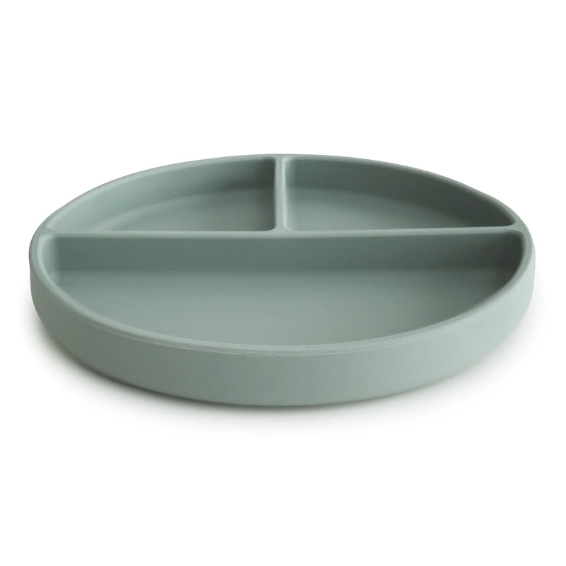 Mushie - silicone bord - cambridge blue