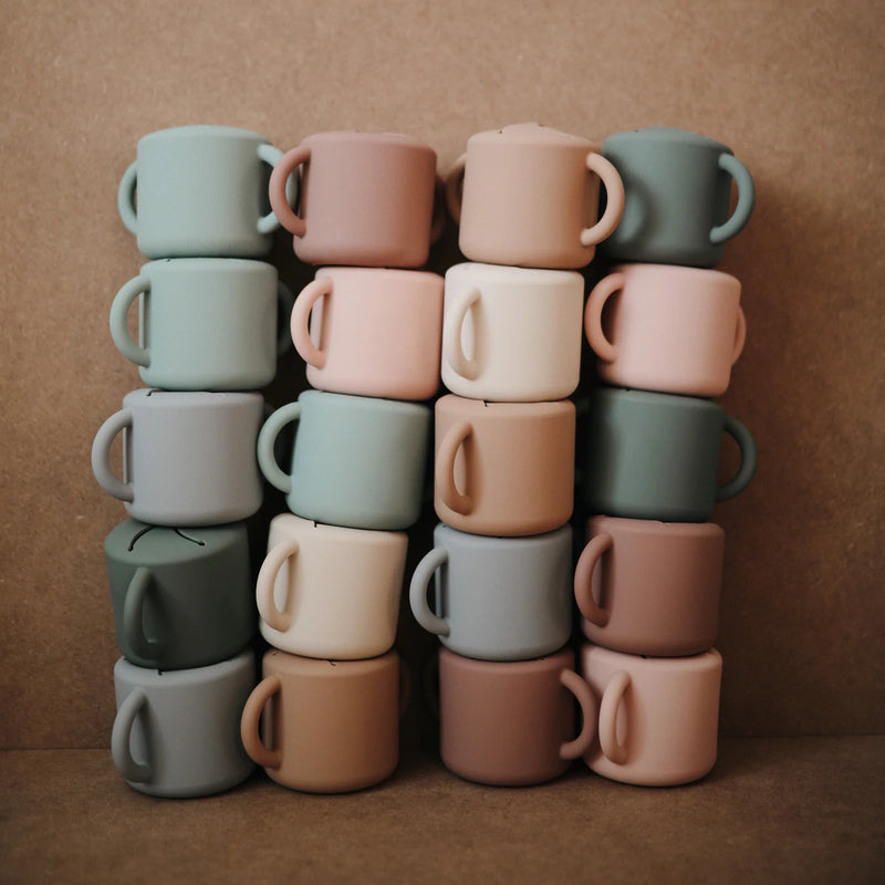 Mushie - snack cup - blush