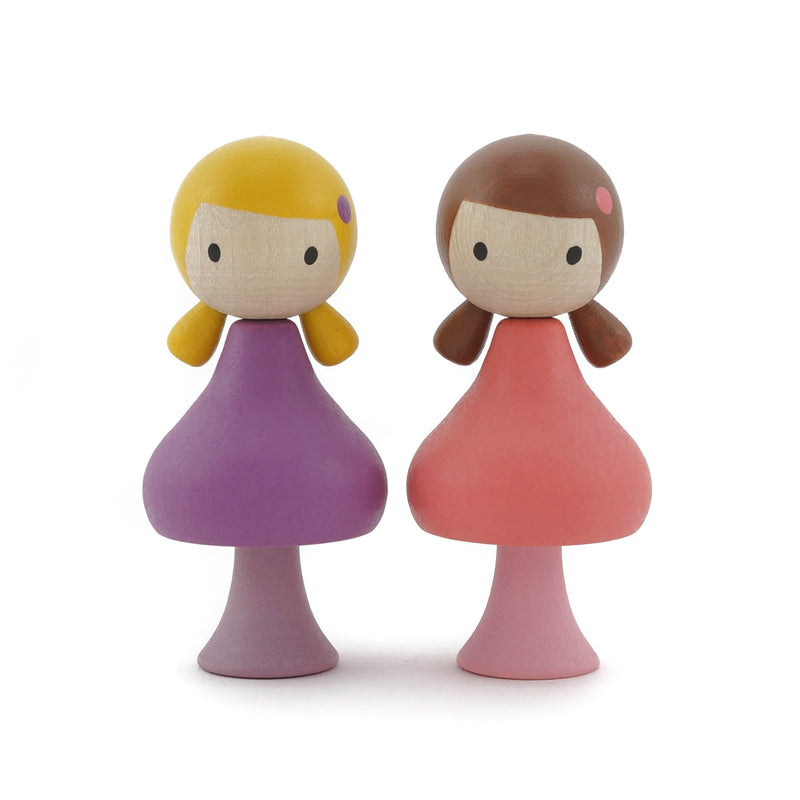 Clicques - houten magneetfiguurtjes - Lucy & Maggy