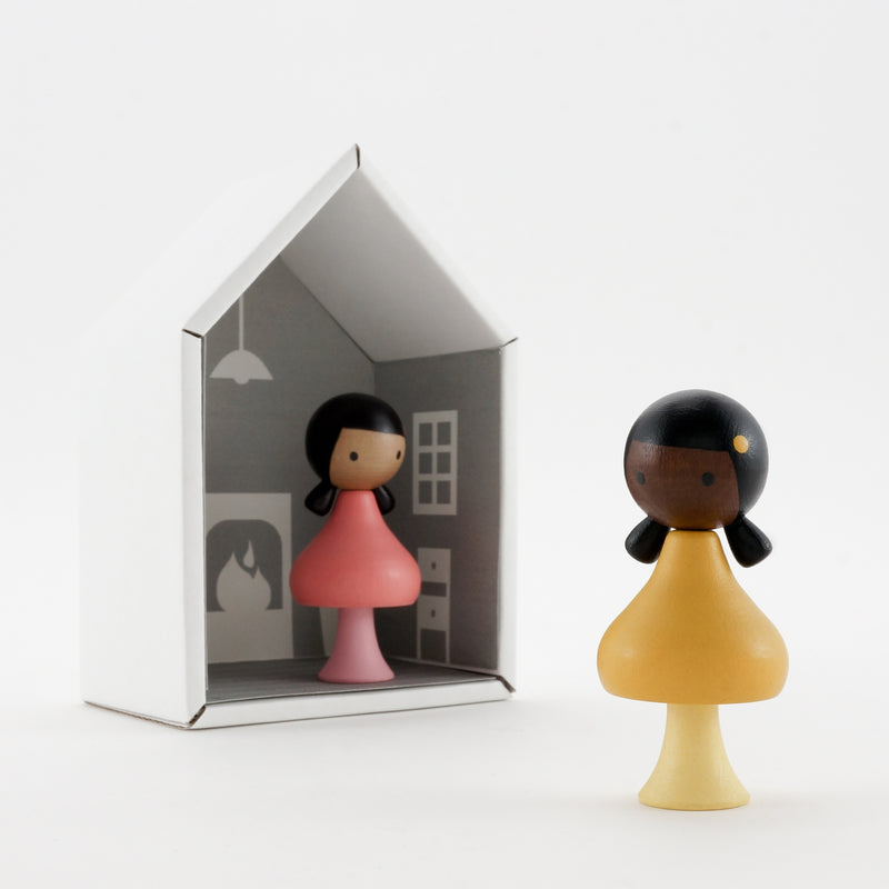 Clicques - houten magneetfiguurtjes - Ruby & Coco