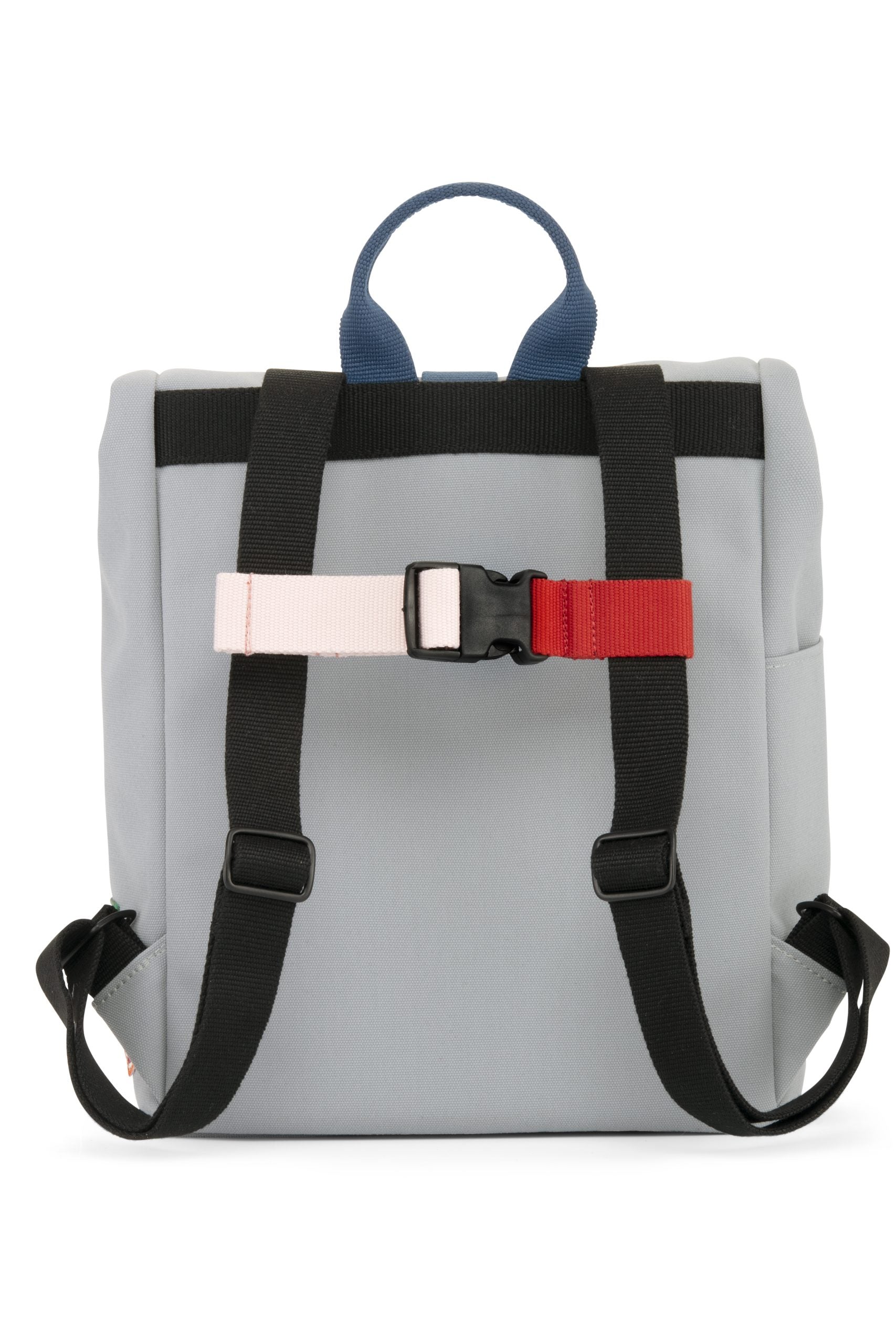 Dusq - mini bag - canvas cloud grey - ocean blue