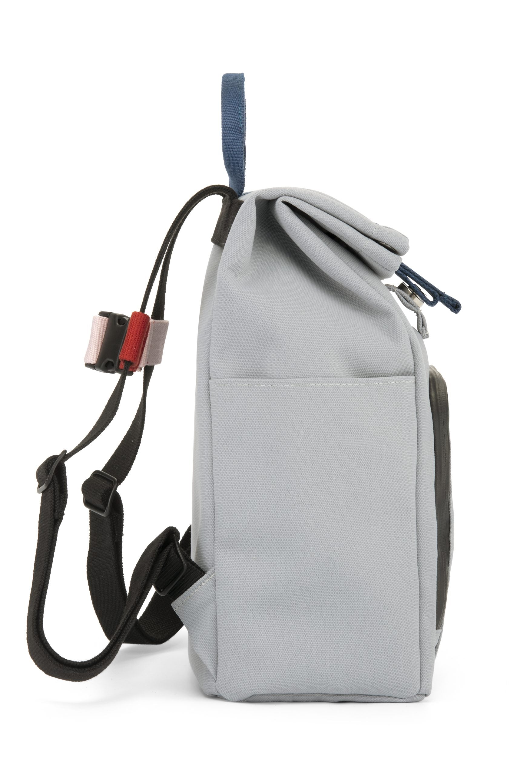 Dusq - mini bag - canvas cloud grey - ocean blue