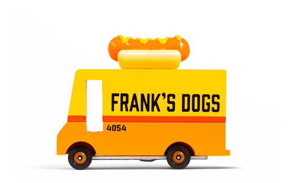 speelgoedauto hotdog 