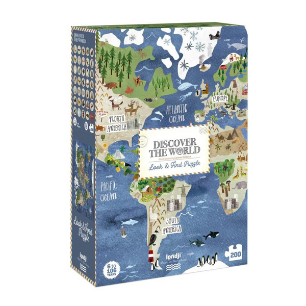 Londji - puzzel - discover the world