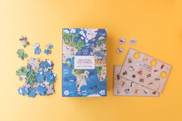 Londji - puzzel - discover the world