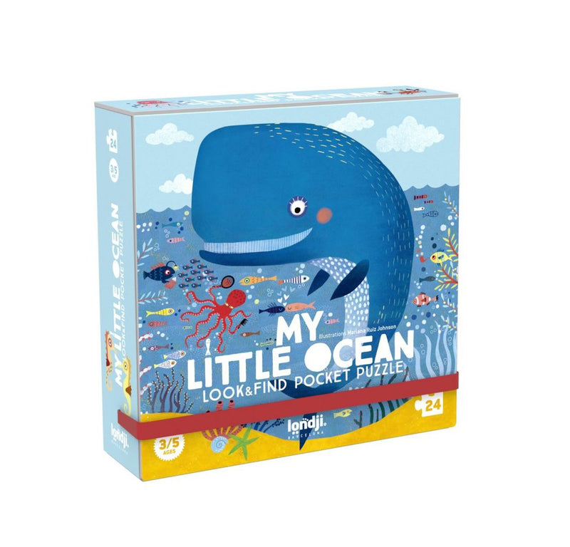 Londji - zoek en vind pocket puzzel - my little ocean