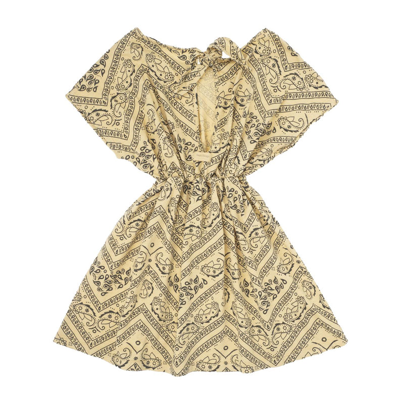 Tocoto Vintage - jurk - bandana print yellow