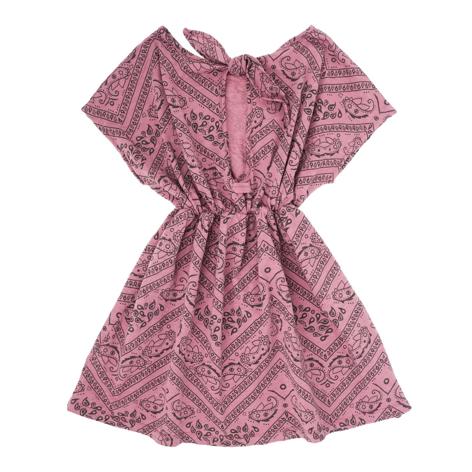 Tocoto Vintage - jurk - bandana print pink