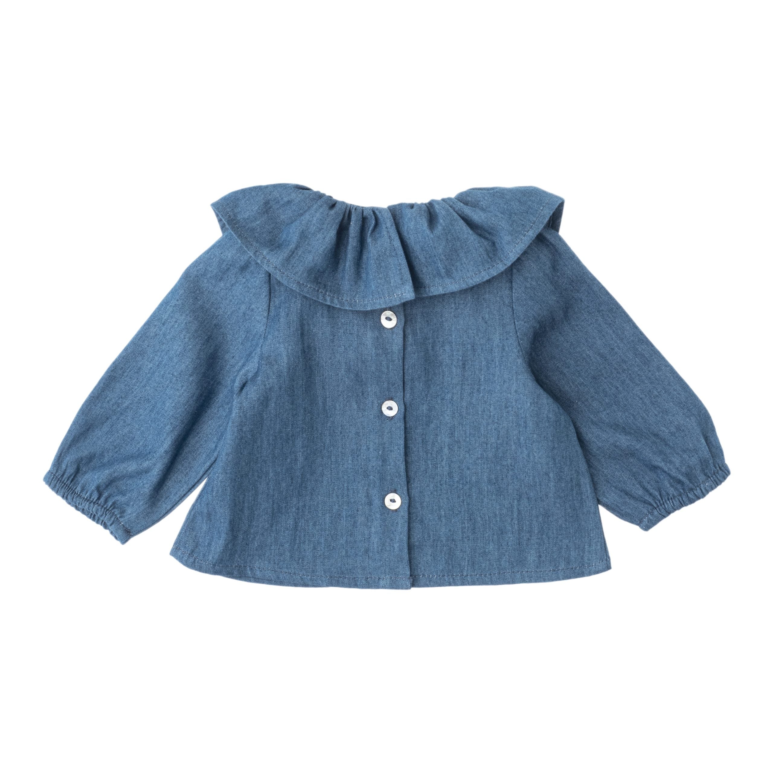 Tocoto Vintage - baby blouse - denim