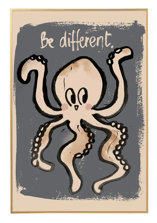 Studio loco poster be different octopus