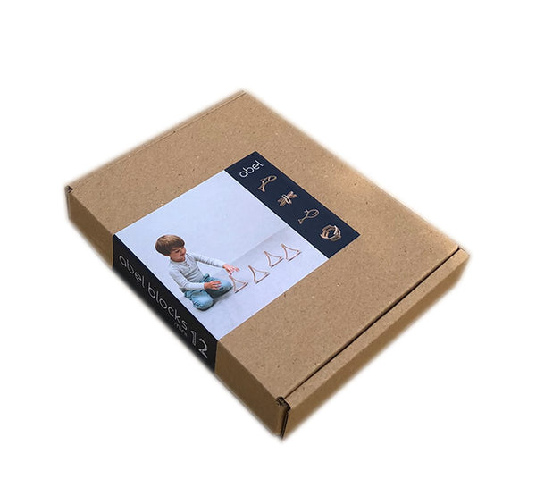 Abel - 12 mini houten blokken