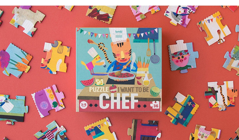 Londji - puzzel - i want to be ... chef