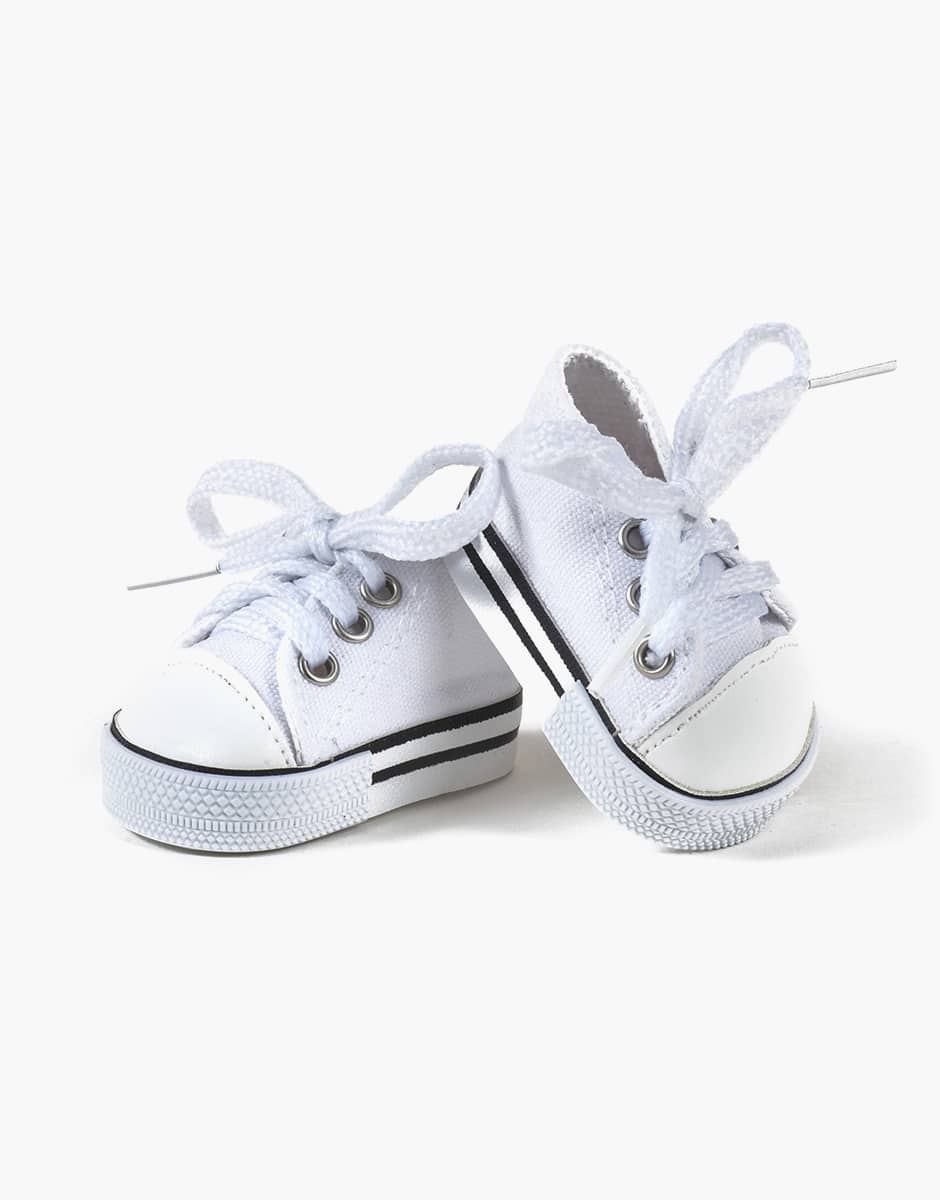 Minikane - poppenkleertjes - Converse schoentjes wit