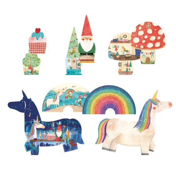 Londji - puzzel - happy birthday unicorn